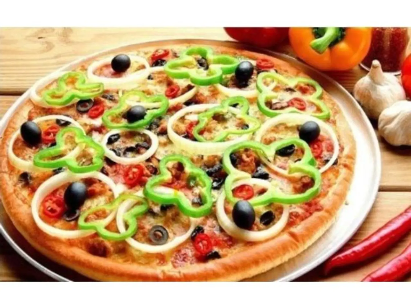 Vegetable Pizza - Small