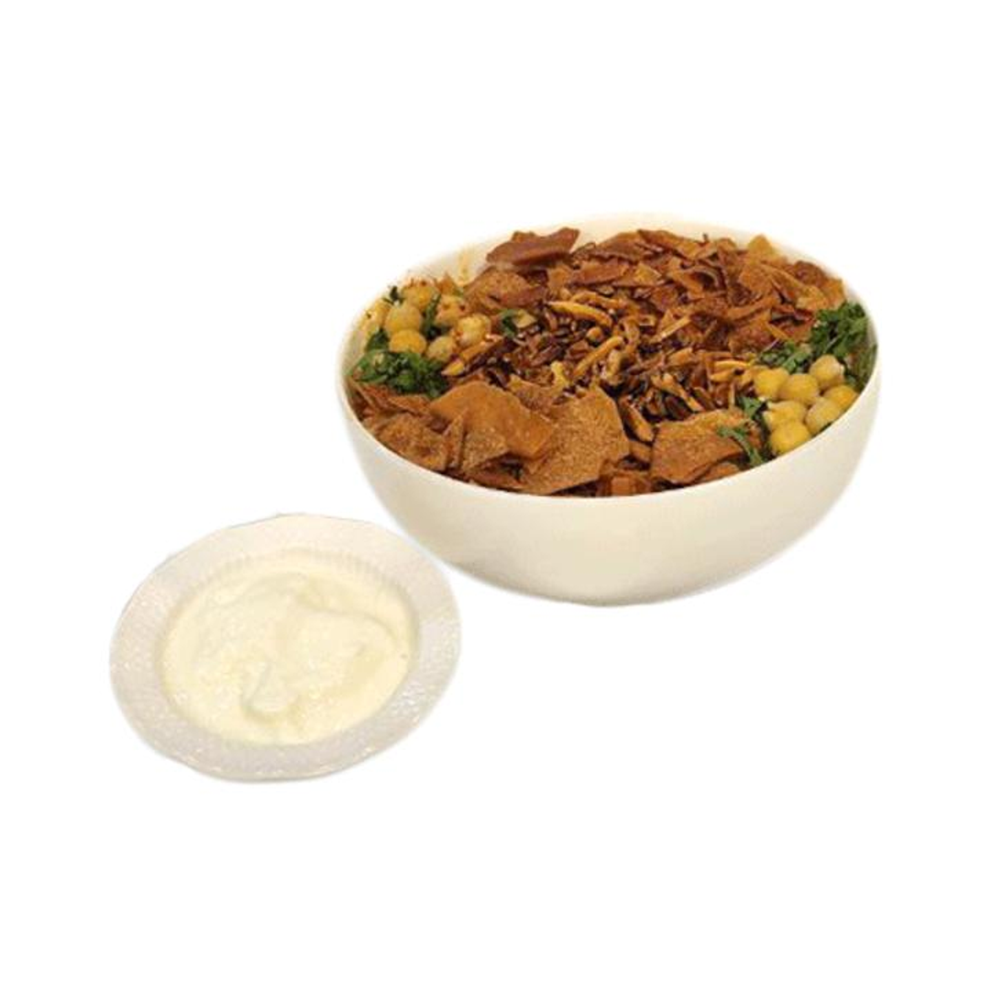 Chickpea Fatteh With Meat And Almonds - Small