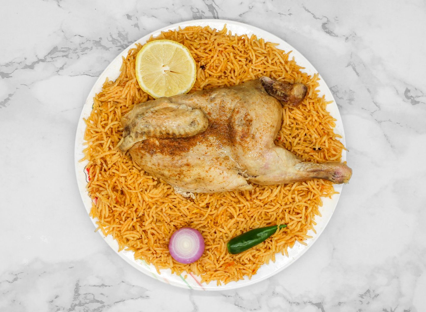 دجاج مضغوط - نص حبة دجاج