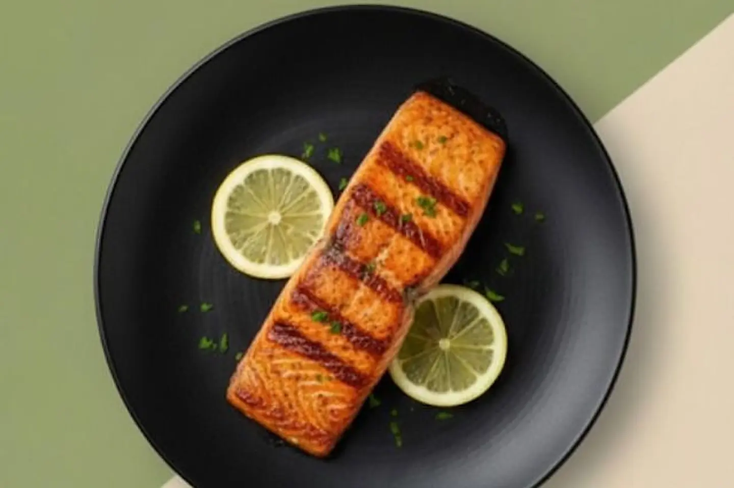 سالمون مشوي - سالمون مشوي-100 جرام