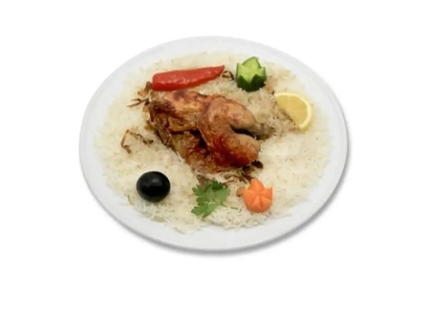 Chicken Mathlouthah - Half A Chicken