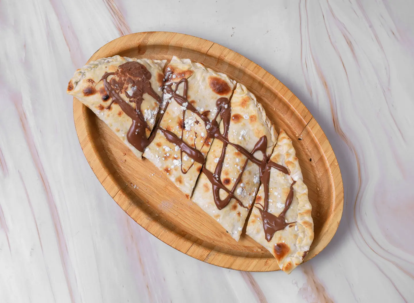 Nutella Almond Pie - Nutella Almond Pie Large