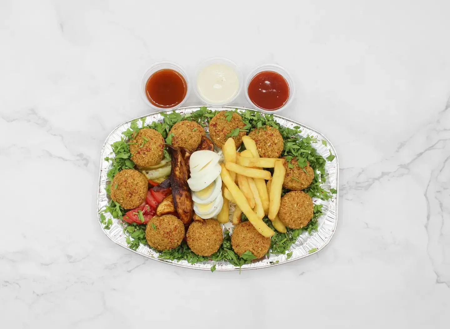 صحن فلافل - صغير