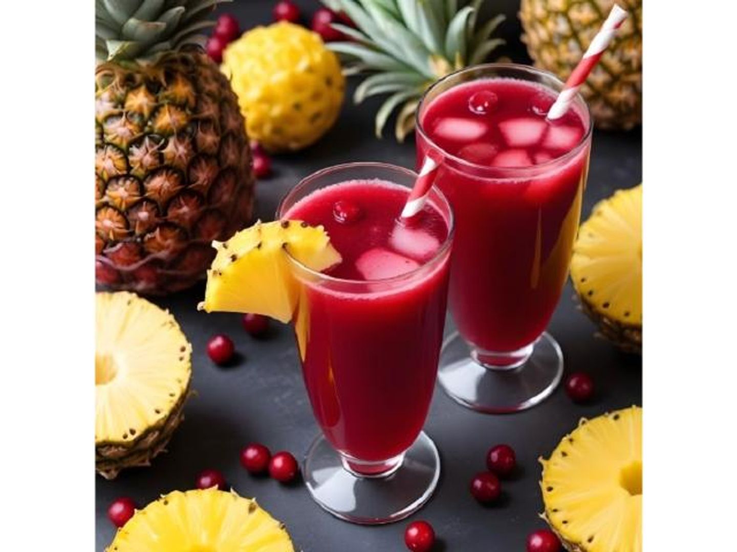 Pineapple With Mango And Berries - Small 300 Ml