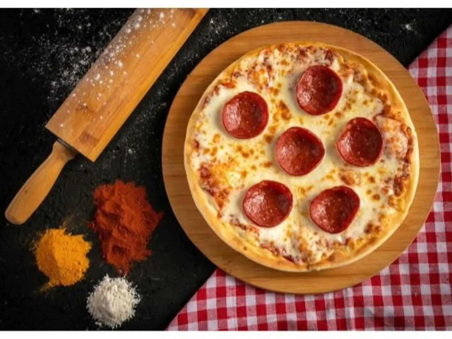 Meat Chunks And Pepperoni Pizza - Medium