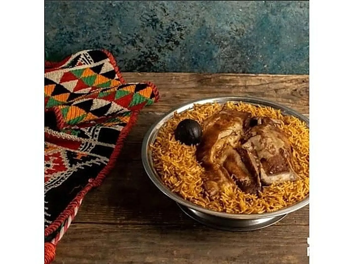 A Person Of Red Pressed Meat - Goat