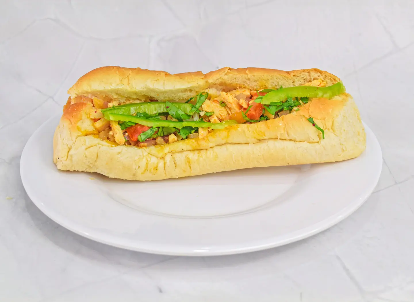 مقلقل دجاج - خبز الصامولي