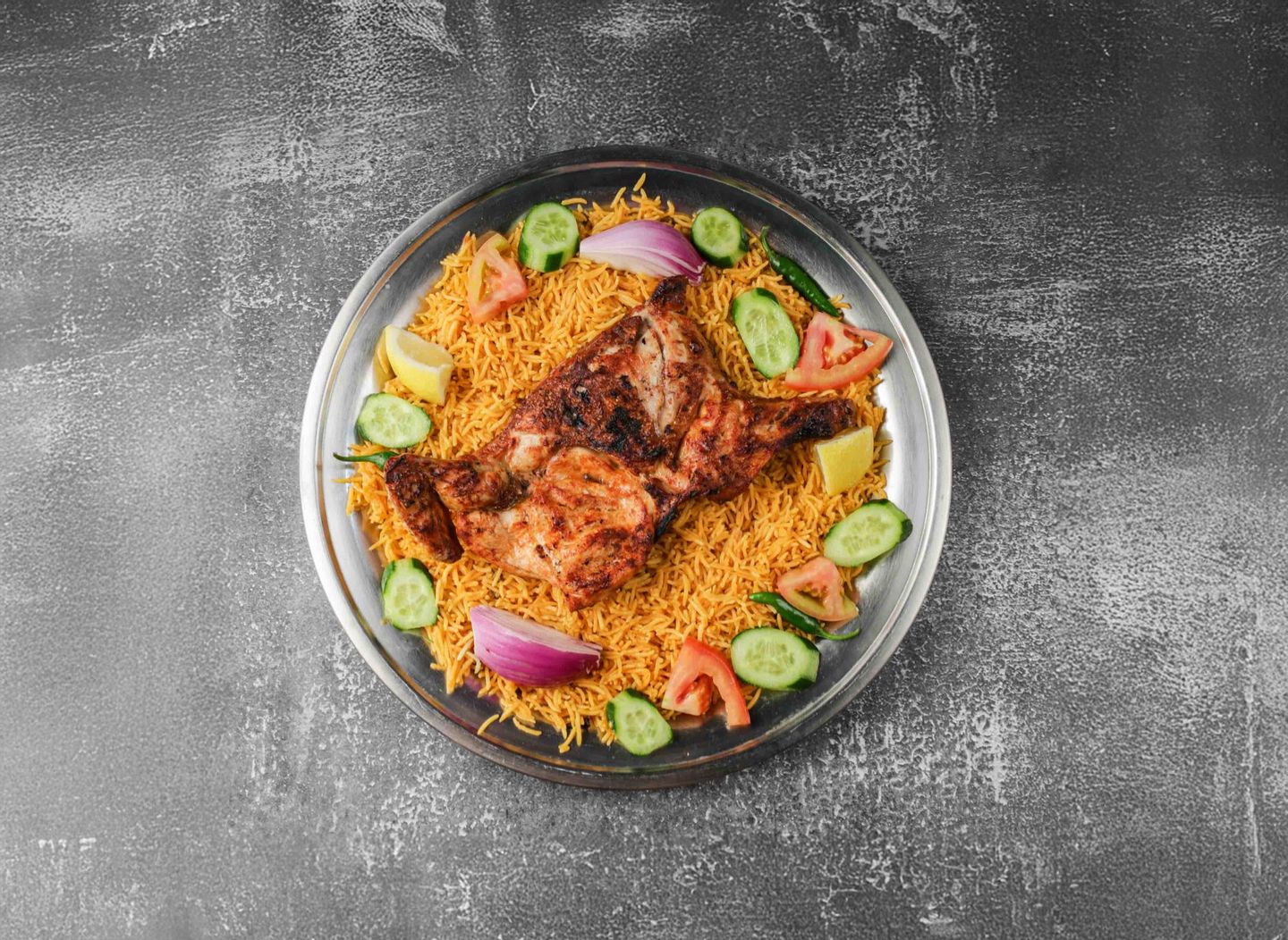 Charcoal On Chicken - Half A Chicken