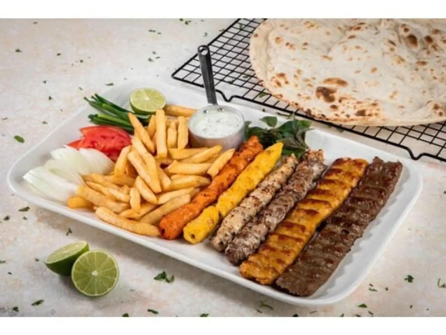 صحن كباب مشكل - صغير