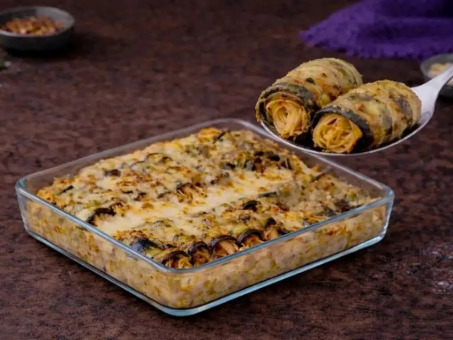 Eggplant Rosa Rolls - Small