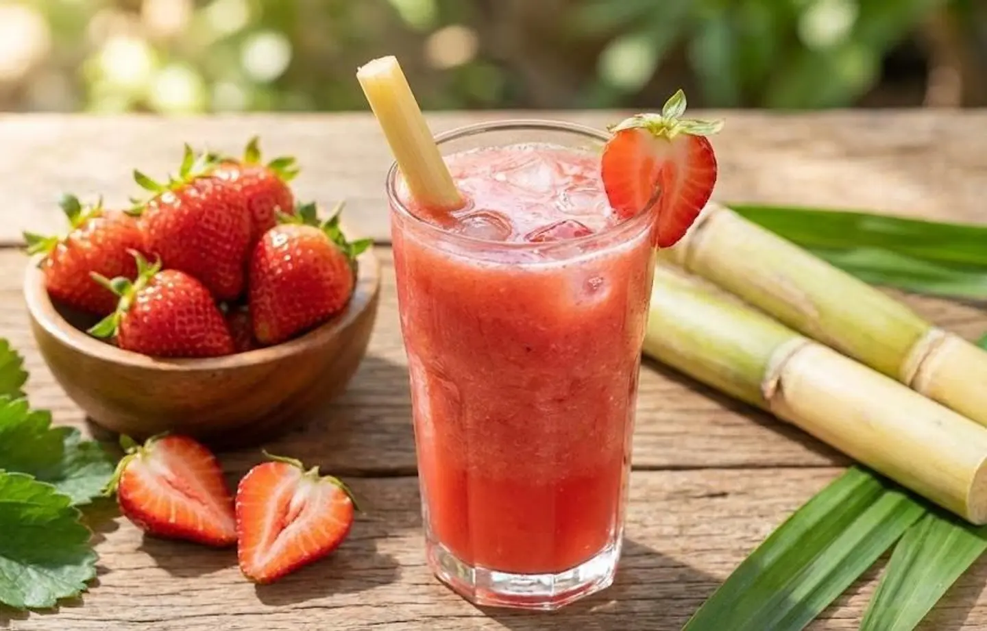 Strawberry Sugarcane - Medium