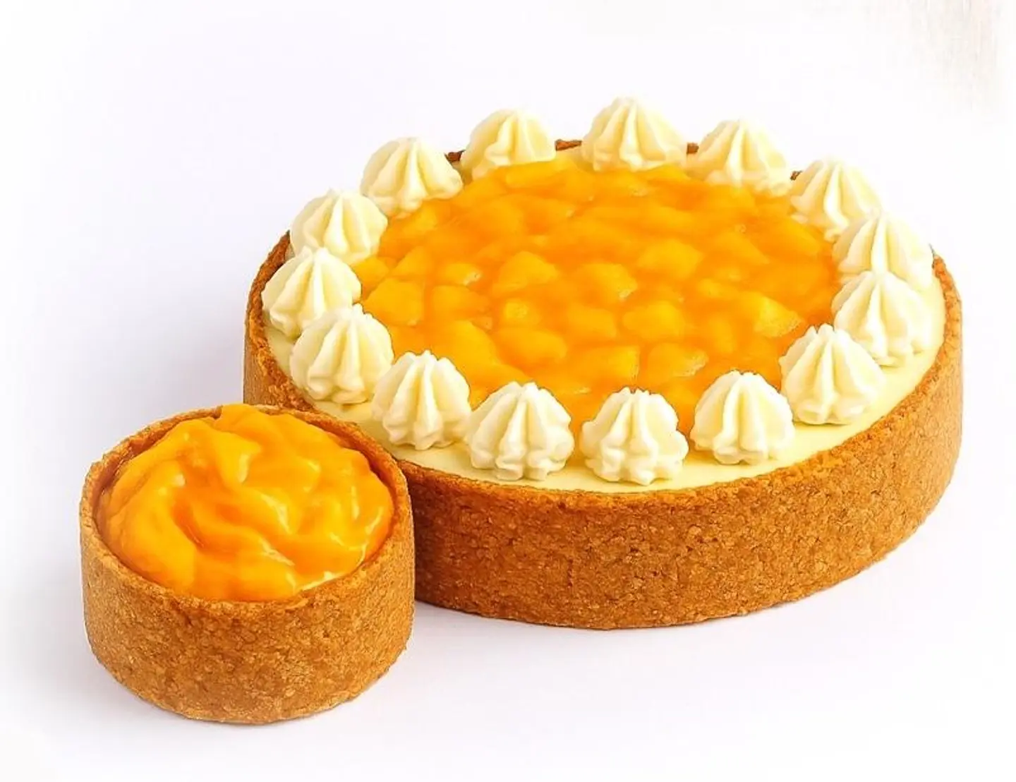 تشيز كيك المانجو - قطعة