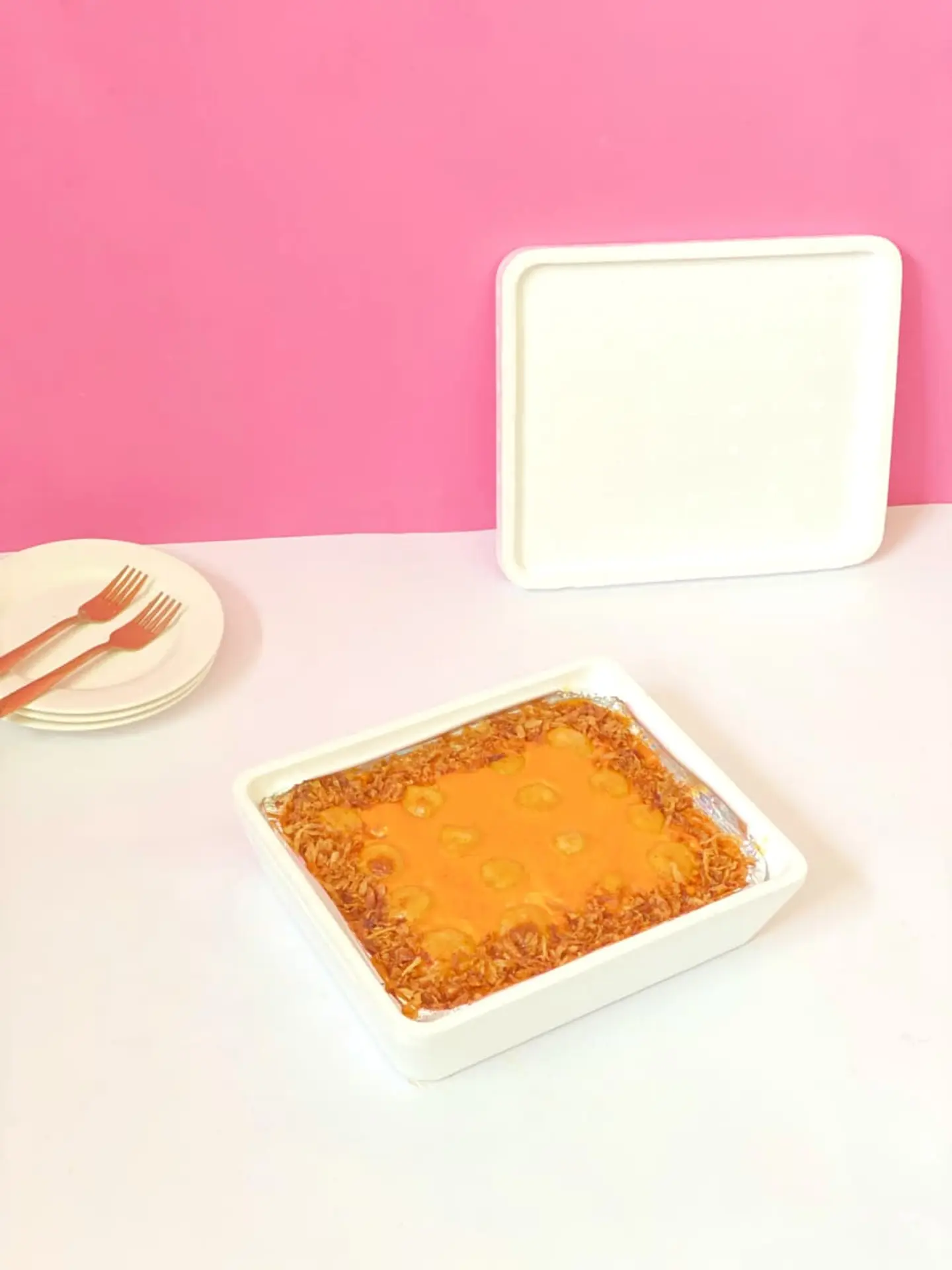 Crispy Potatoes With Orange Sauce - Small
