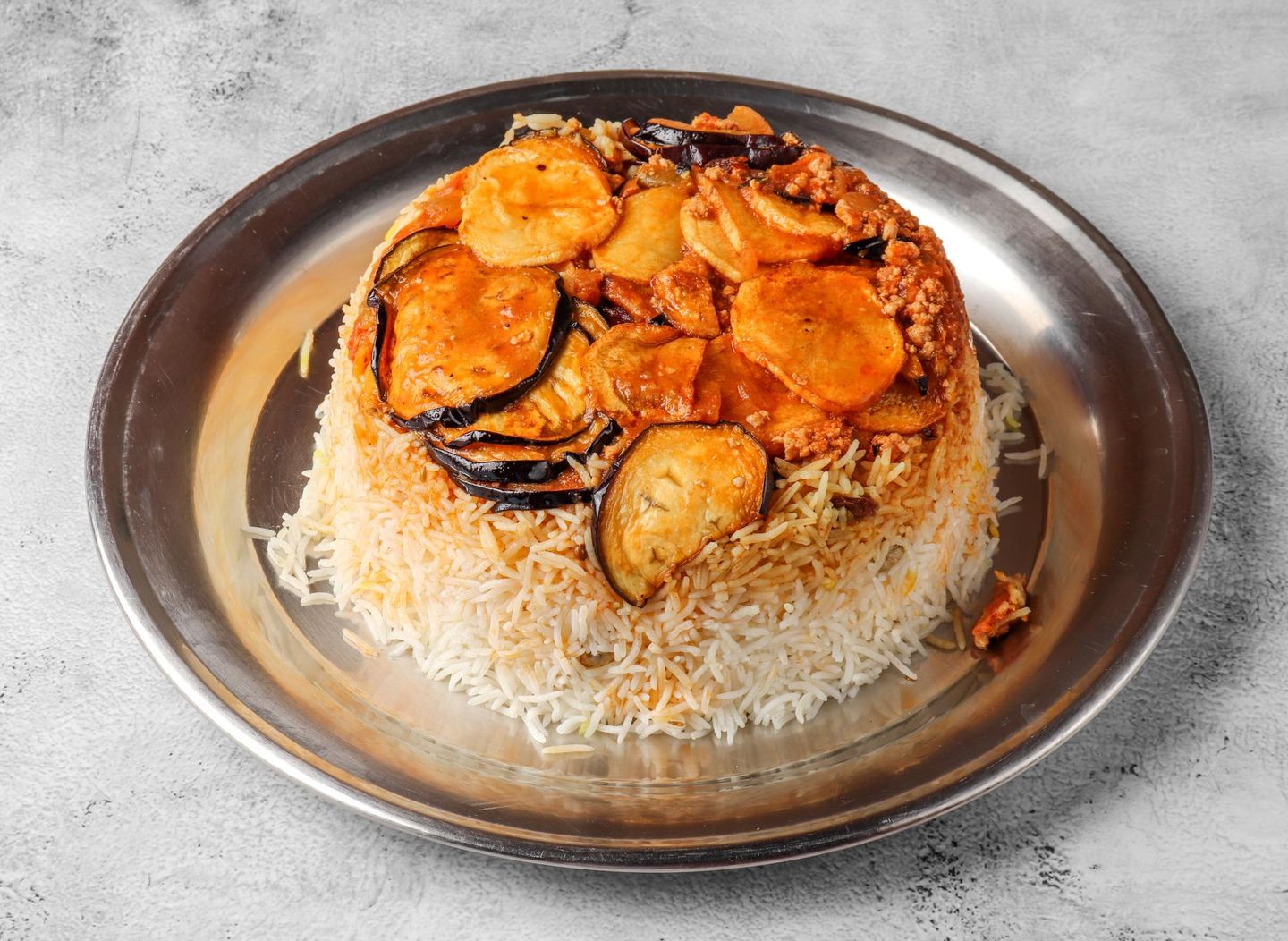 دجاج مقلوبة - نص حبة دجاج