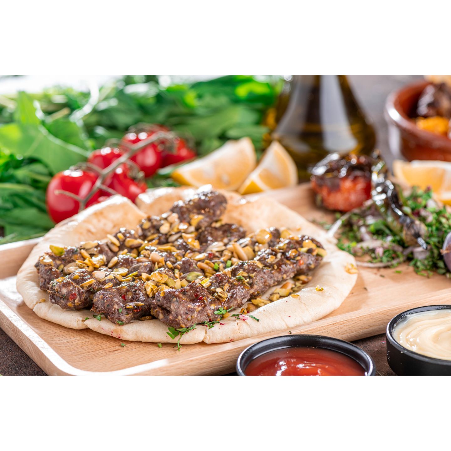 Kebab With Nuts - For One Person