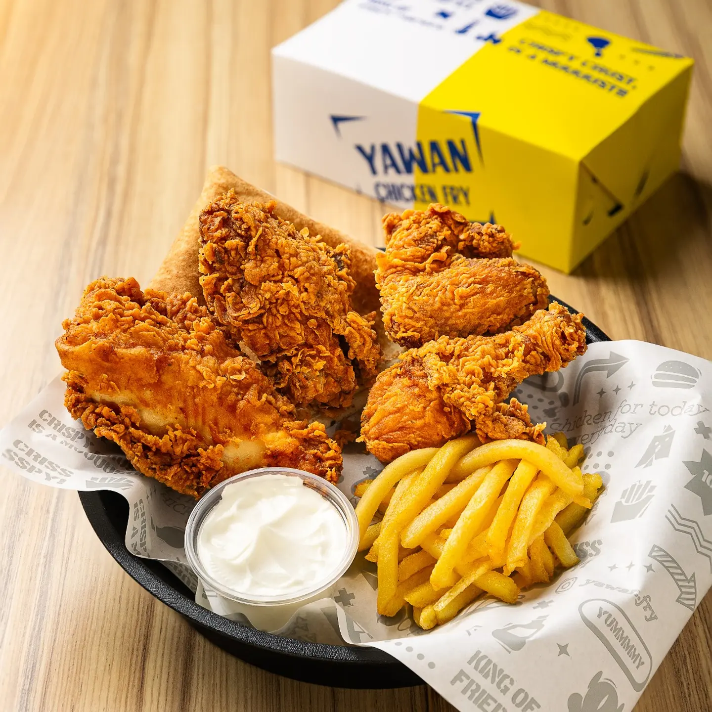 Broasted Meal 4 Pieces - Spicy