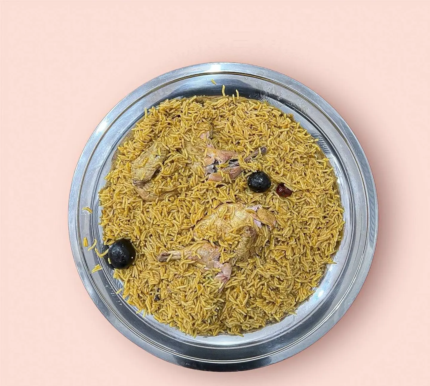 كبسة سعود دجاج احمر - نص حبة دجاج