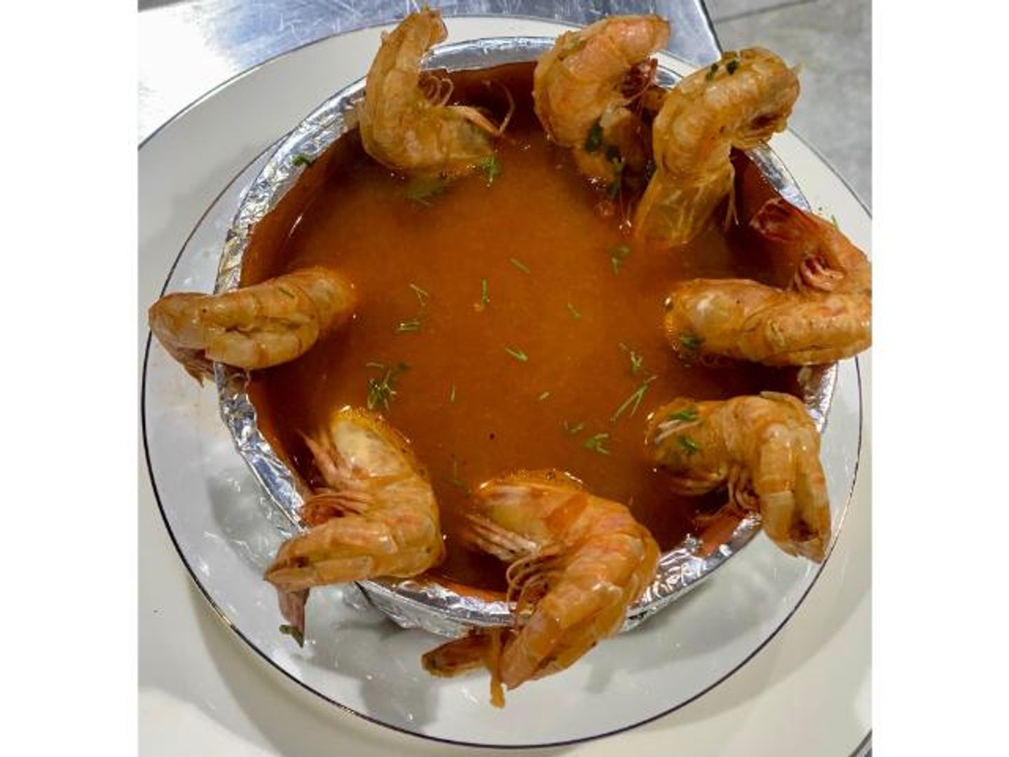شوربة جمبري - حمراء