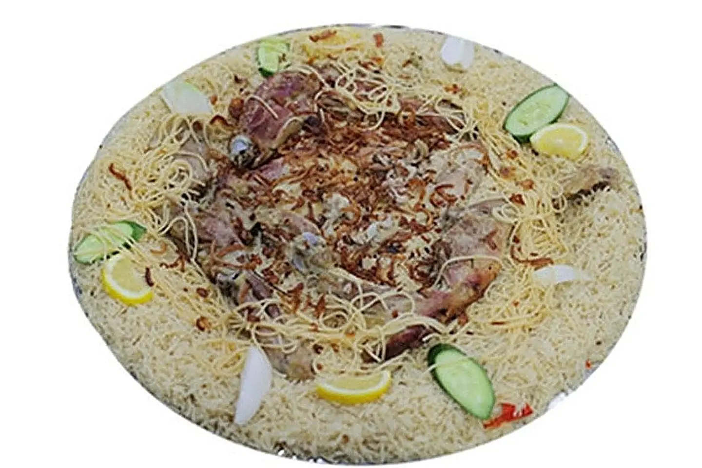 نصف تيس حنيذ مع أرز حنيذ - أرز حنيذ