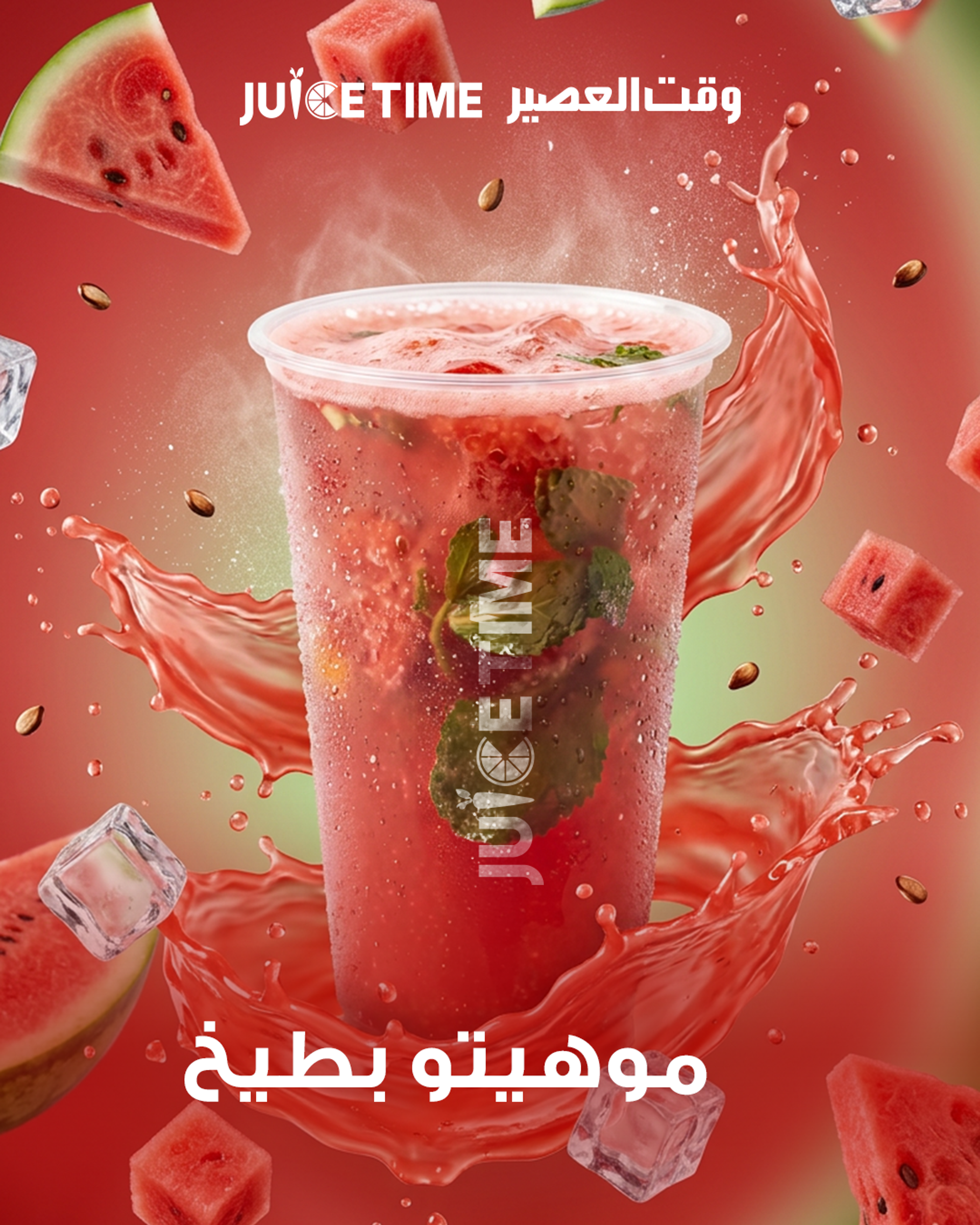 موهيتو بطيخ - حجم 16 اونص