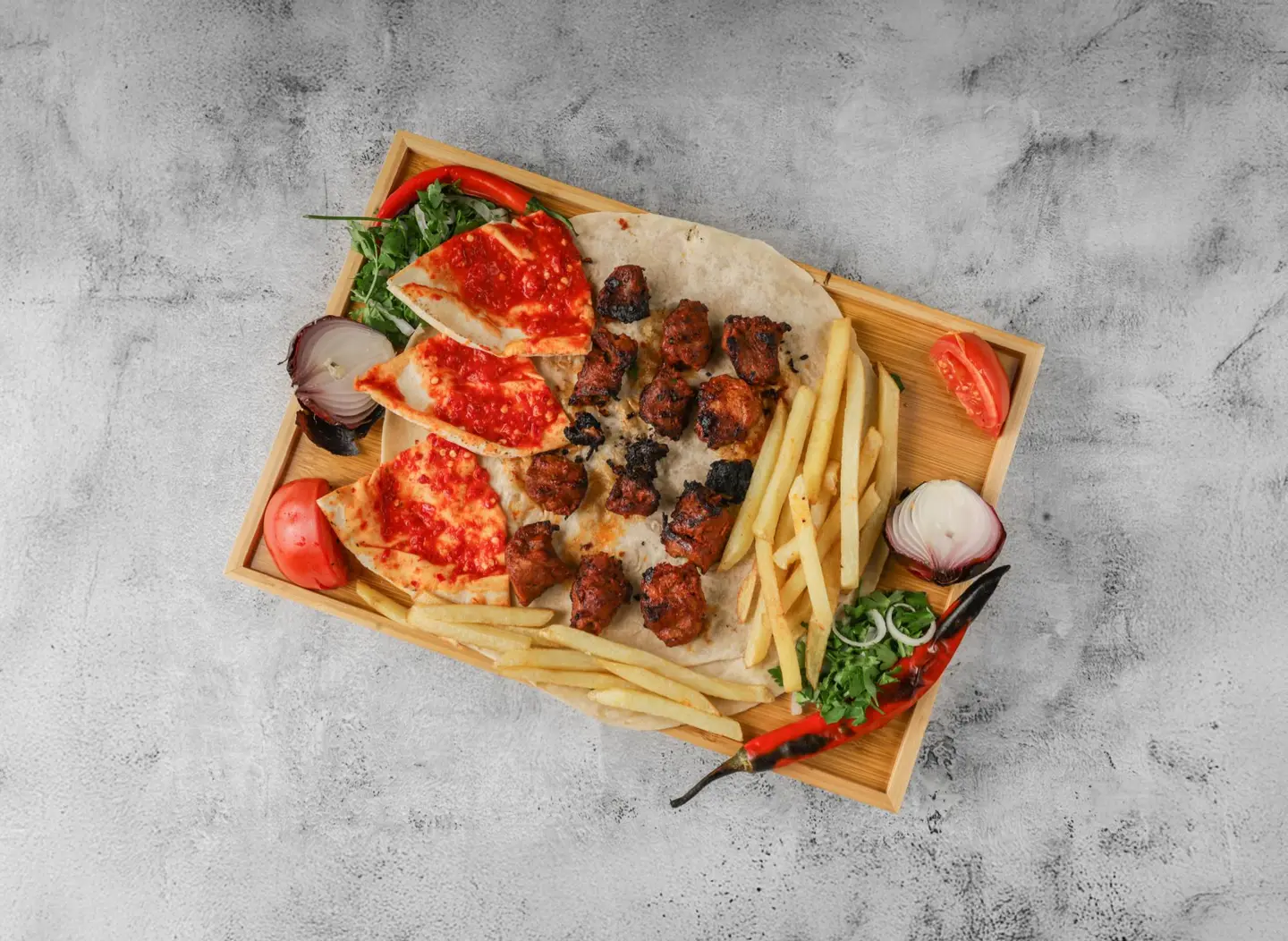 Meat Awsal - 3 Skewers