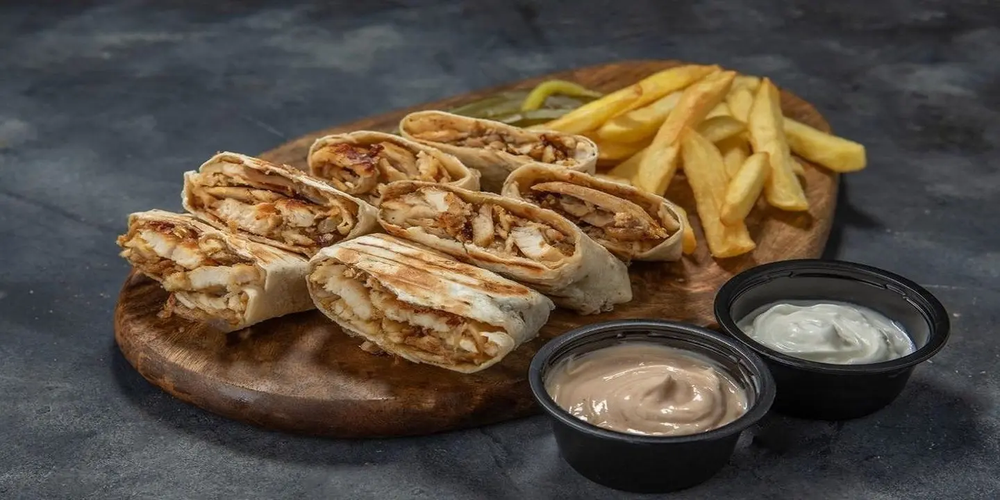 صحن شاورما عادي - صغير