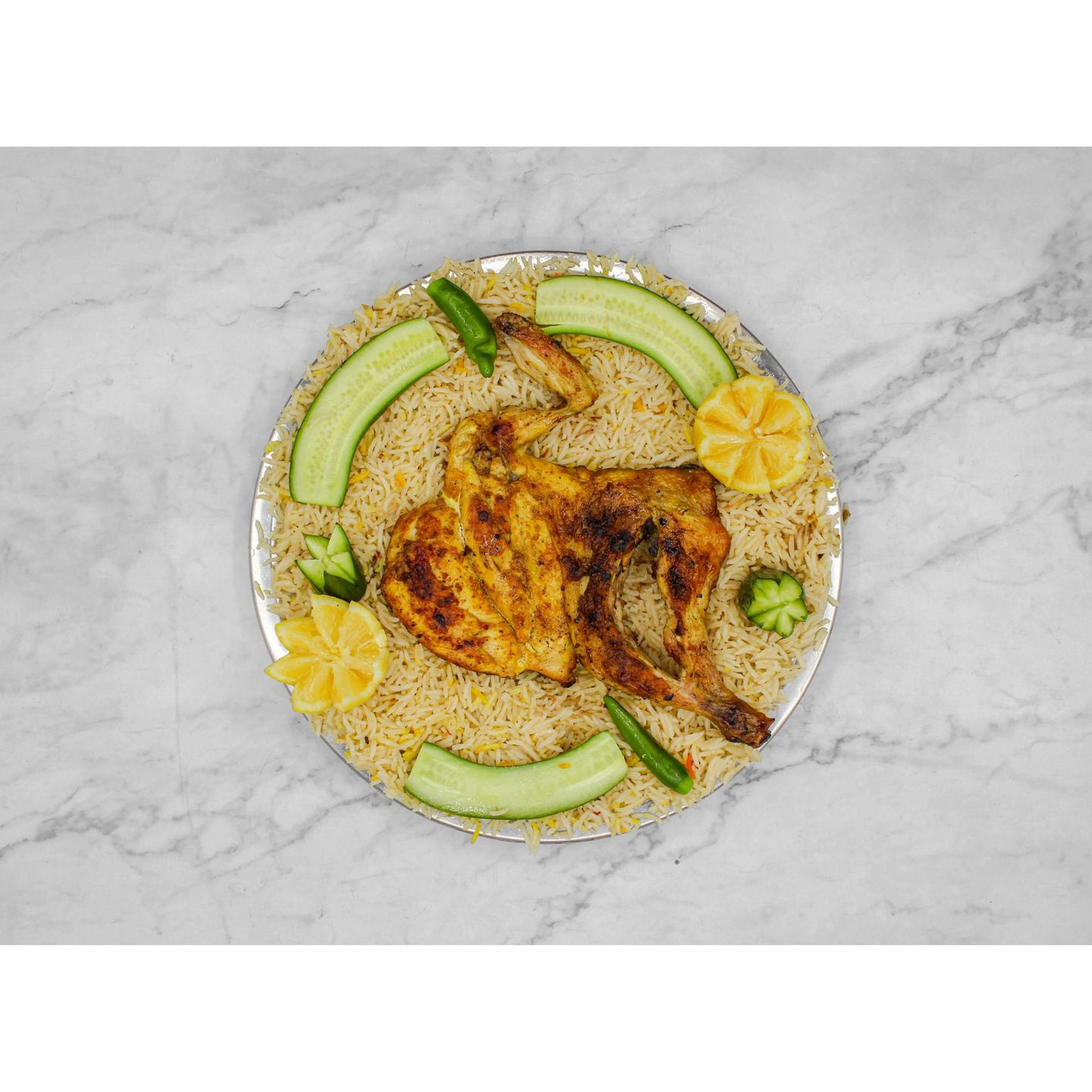 دجاج مظبي - نص حبة دجاج