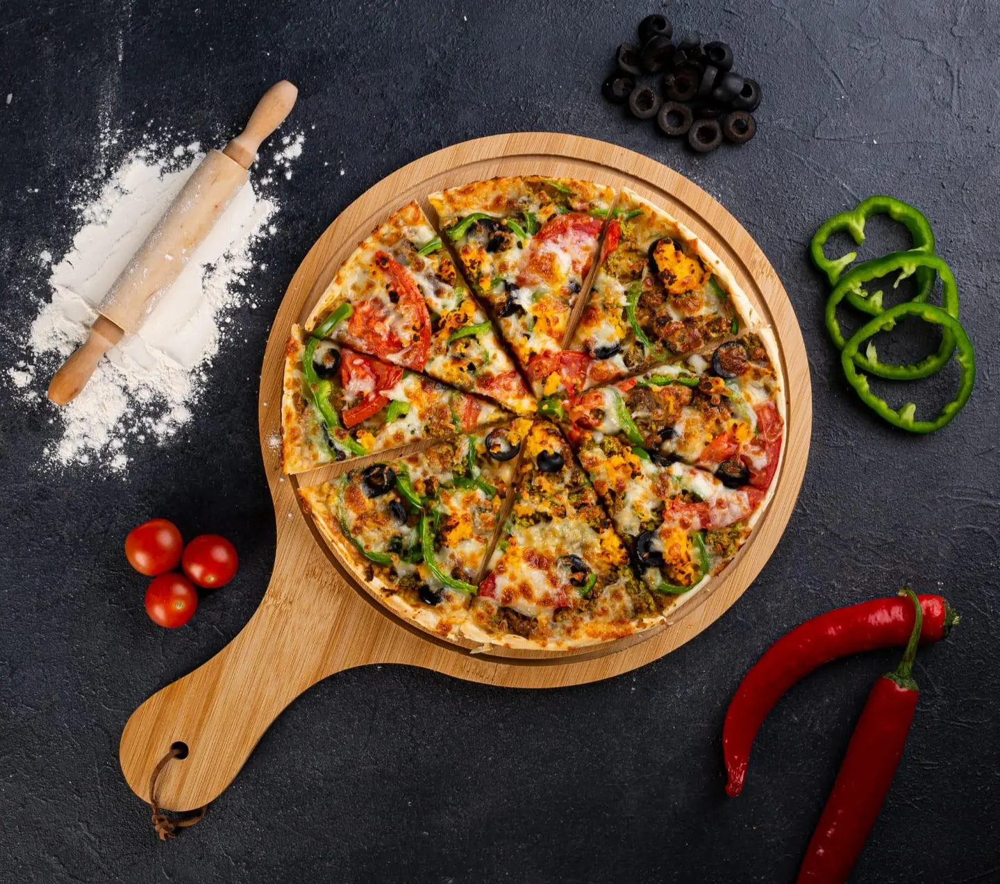 Falafel Pizza - Small