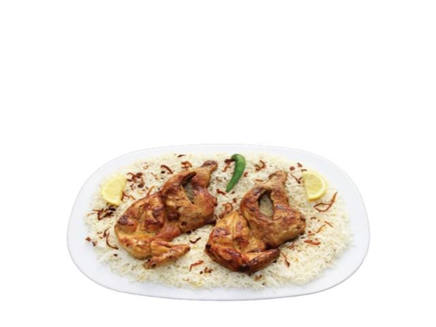 دجاج مظبي - نص حبة دجاج