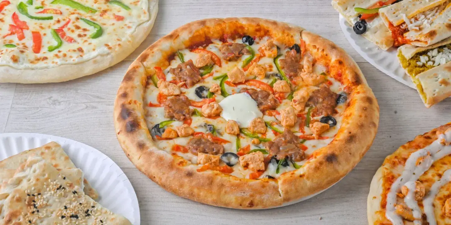 Damascene Pizza With Meat - Small