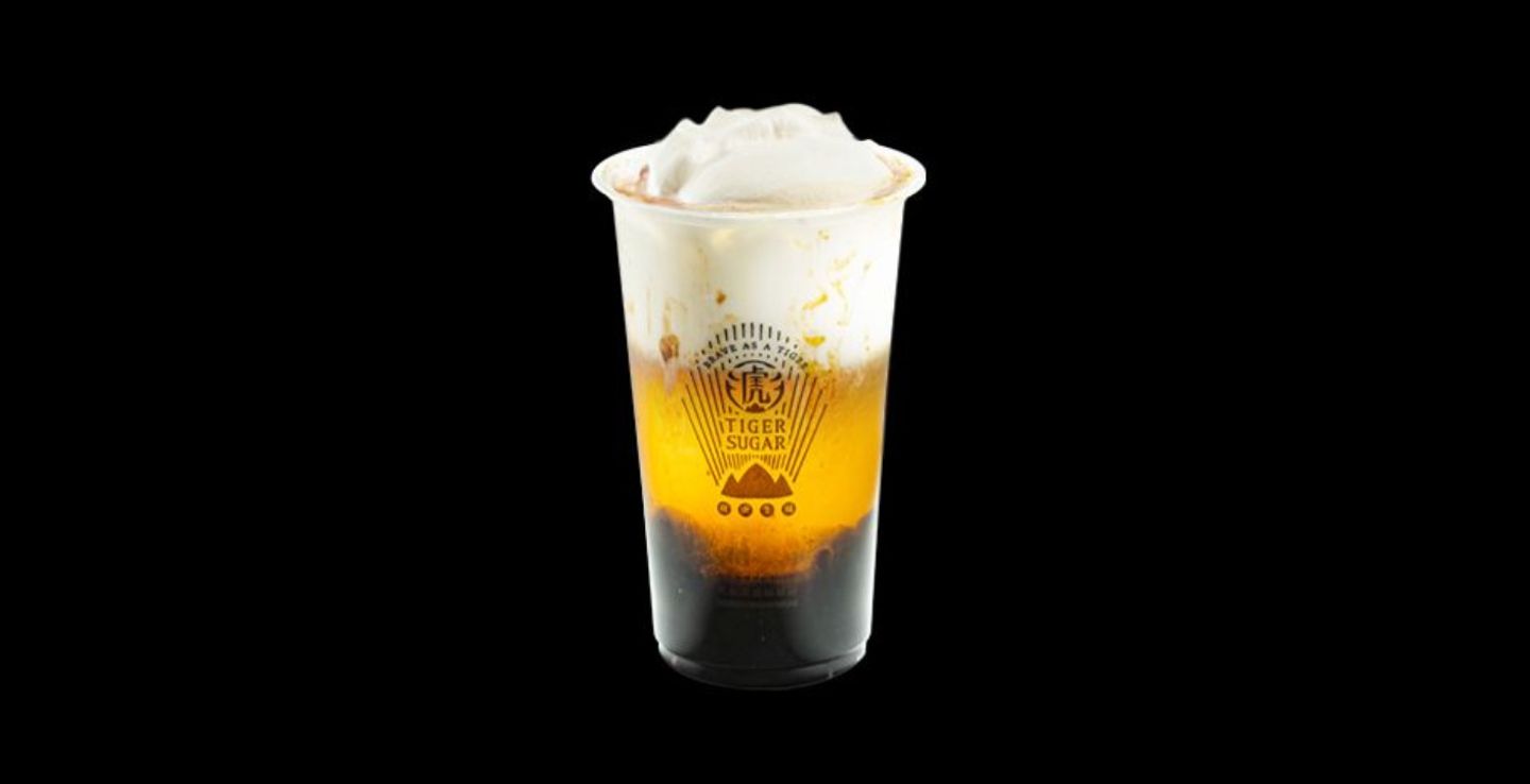 Jasmine Green Tea Latte With Boba - Cold