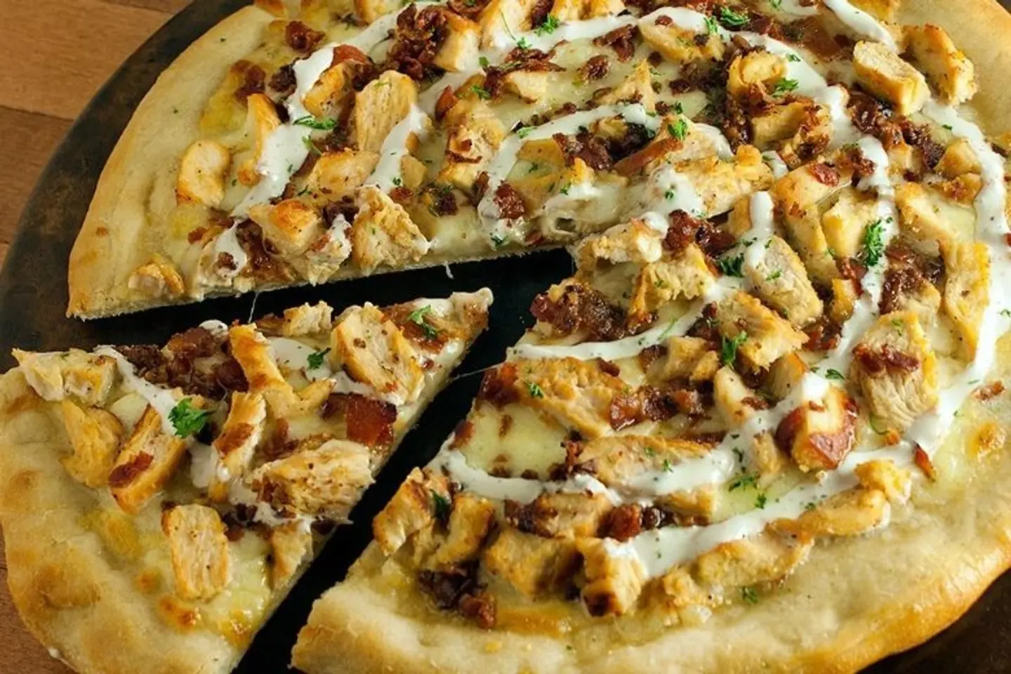 بيتزا دجاج بالرانش - حجم صغير