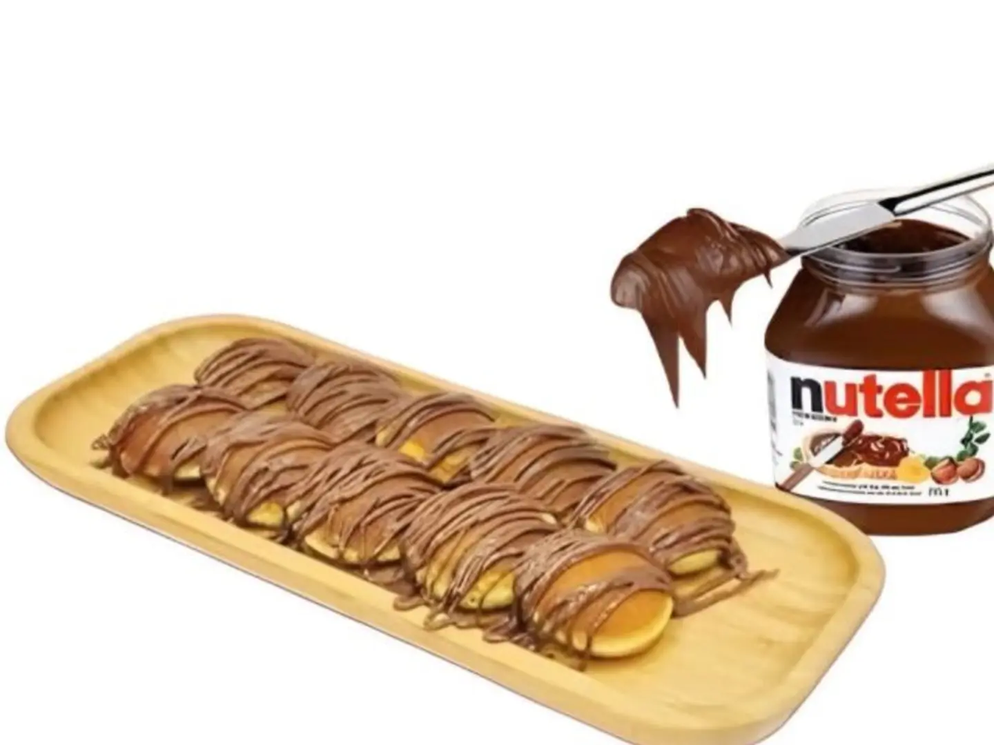 Mini Nutella Pancakes - 10 Pieces