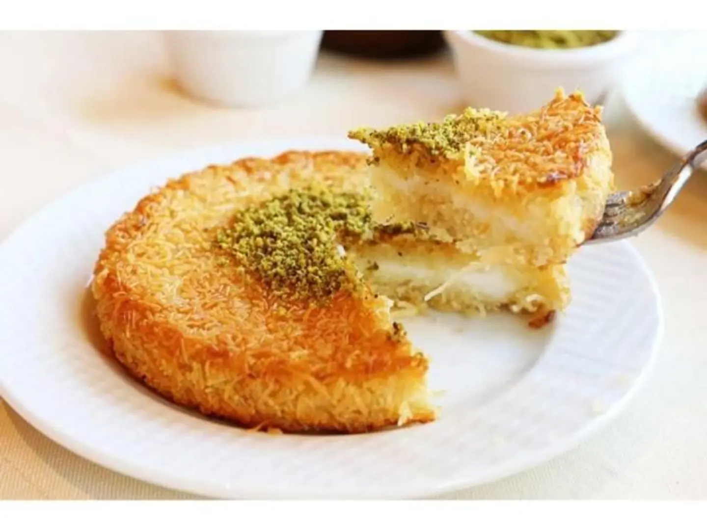 كنافة مكس جبن و قشطة - صغير