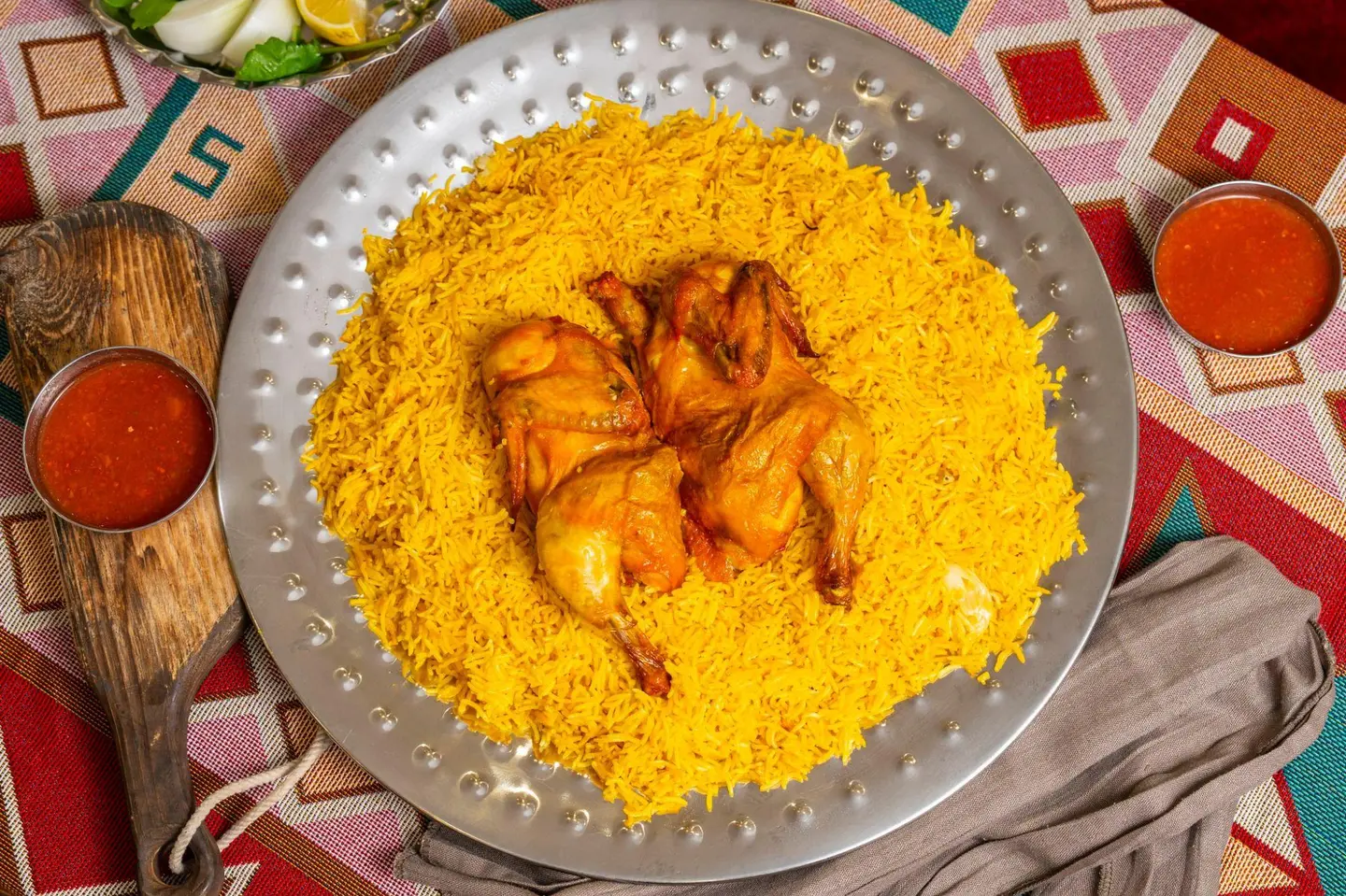 دجاج مندي - نص حبة دجاج