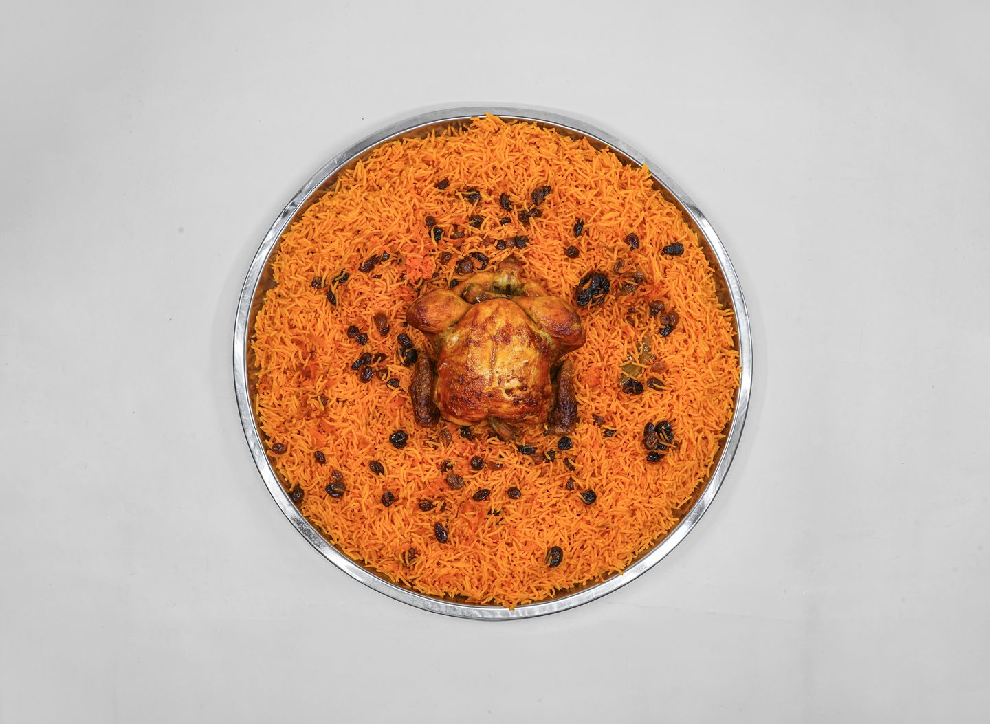 دجاج شواية مع رز - ربع دجاجة