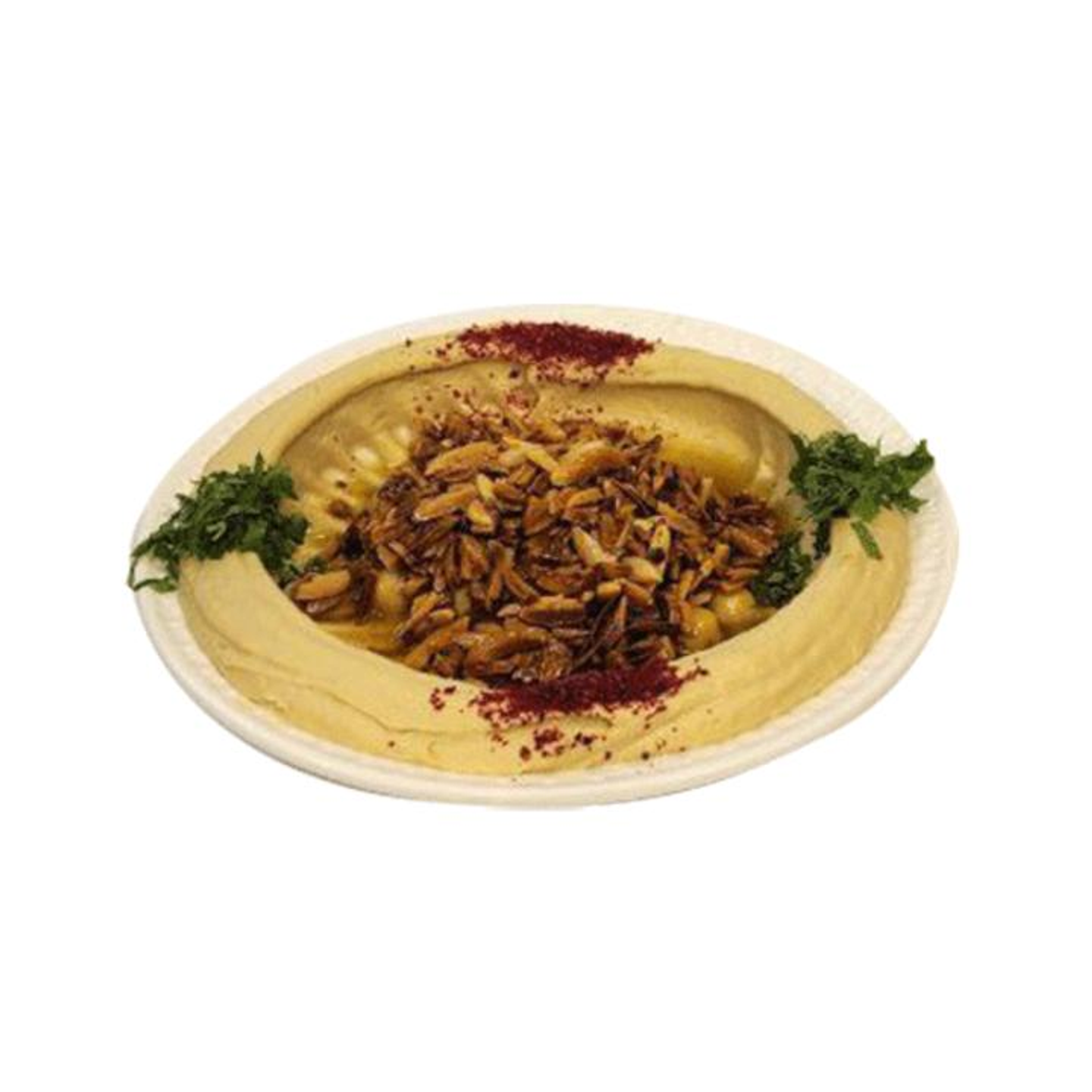 Smooth Hummus With Tahini And Almonds - Small Plate