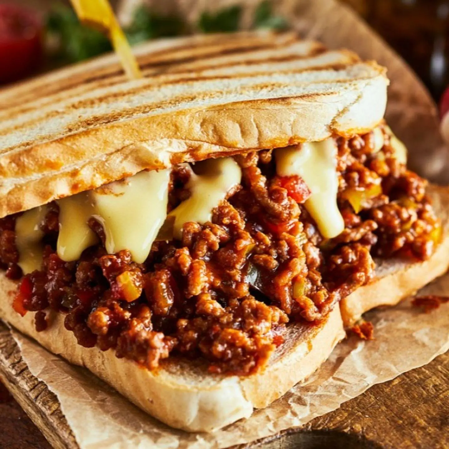 Minced Meat With Cheese - Half