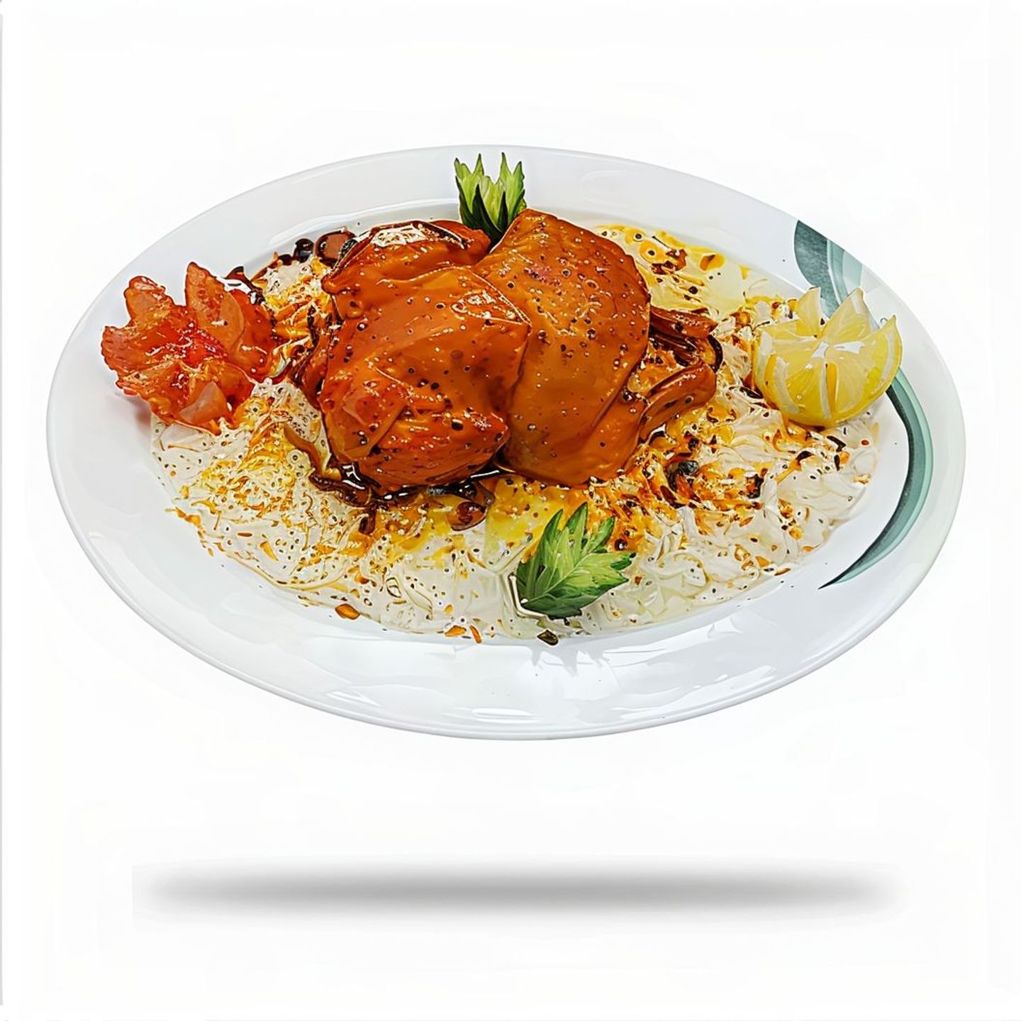 دجاج مندي مع أرز بيشاور - ربع دجاجة