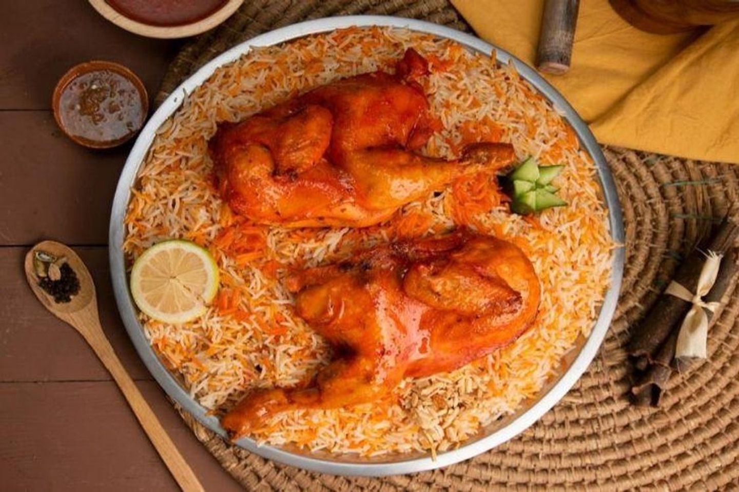 دجاج مندي - نص حبة دجاج