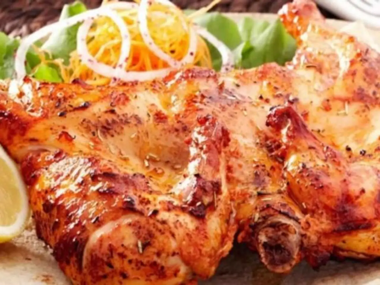 دجاج مسحب - نصف