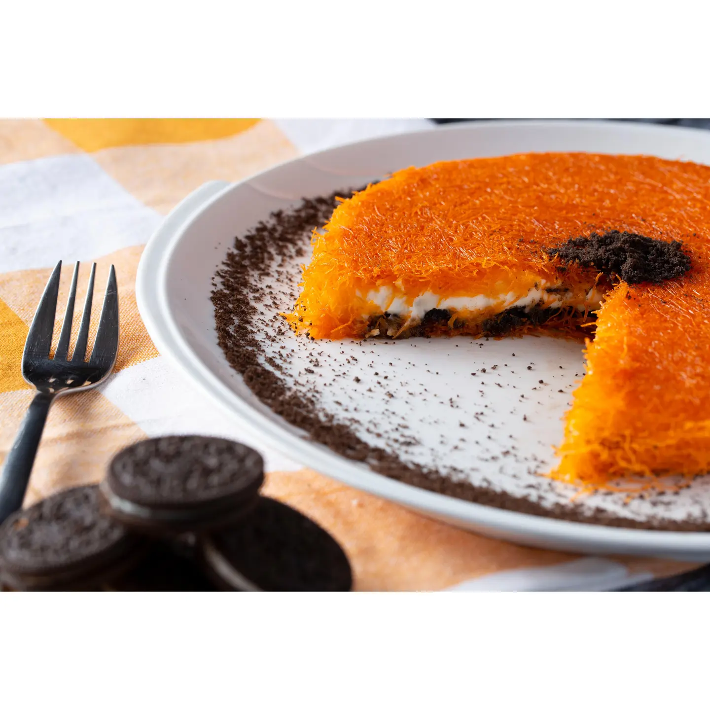 كنافة اوريو - وسط