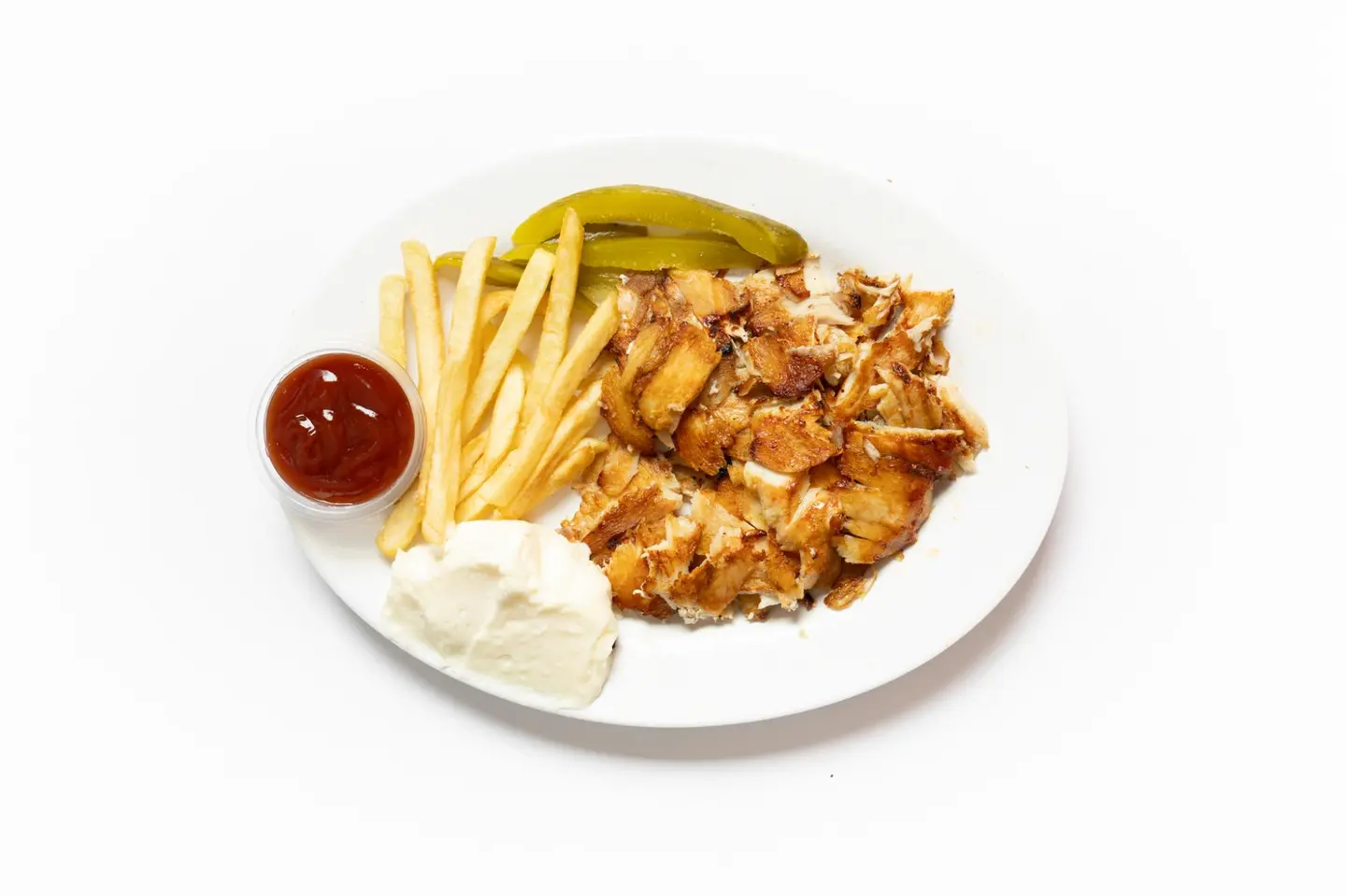 شاورما صحن دجاج فرط - صغير