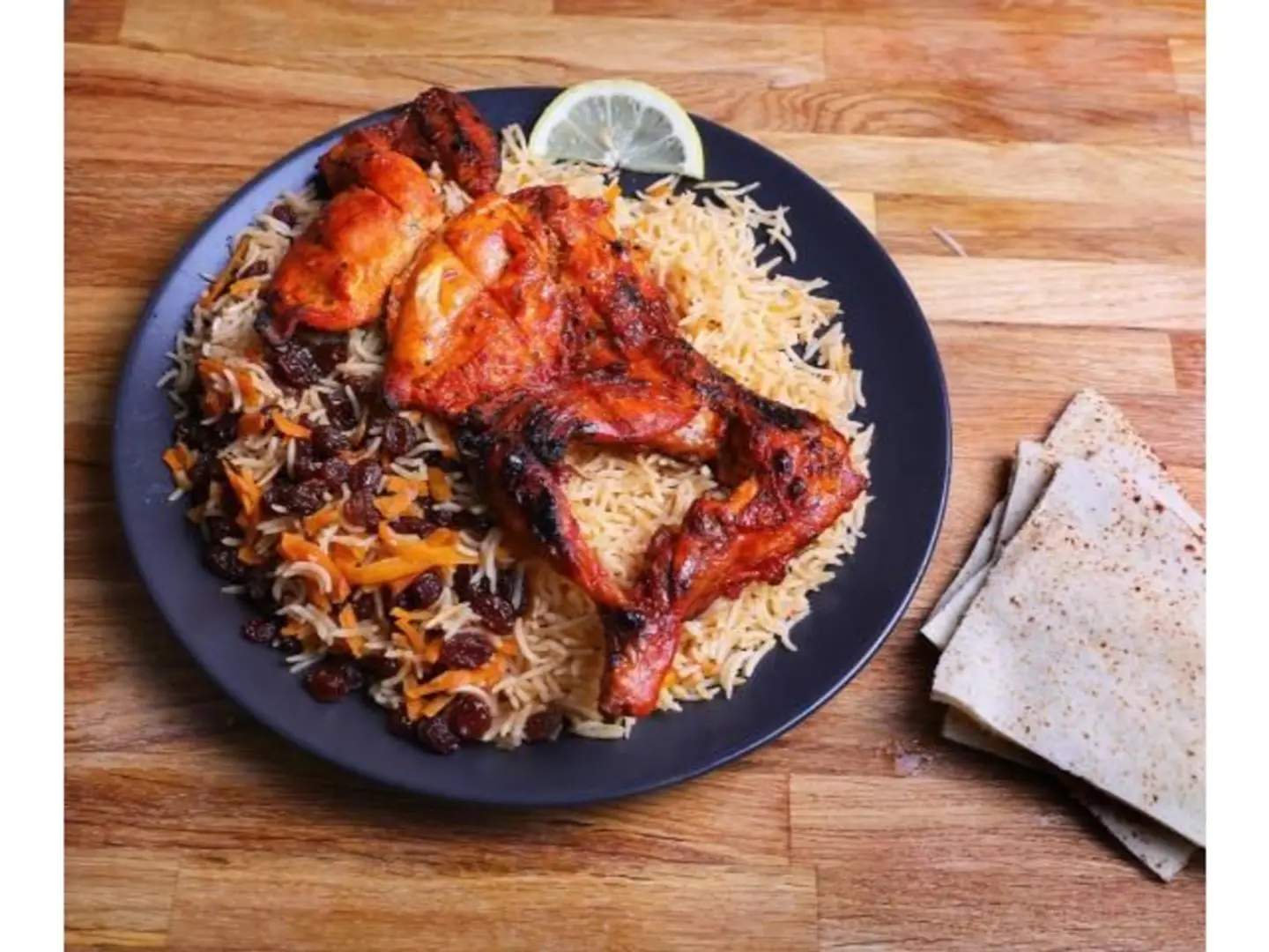 Half Chicken On Charcoal - Without Rice