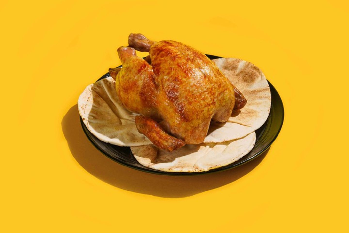 دجاج شواية سادة - نص حبة دجاج