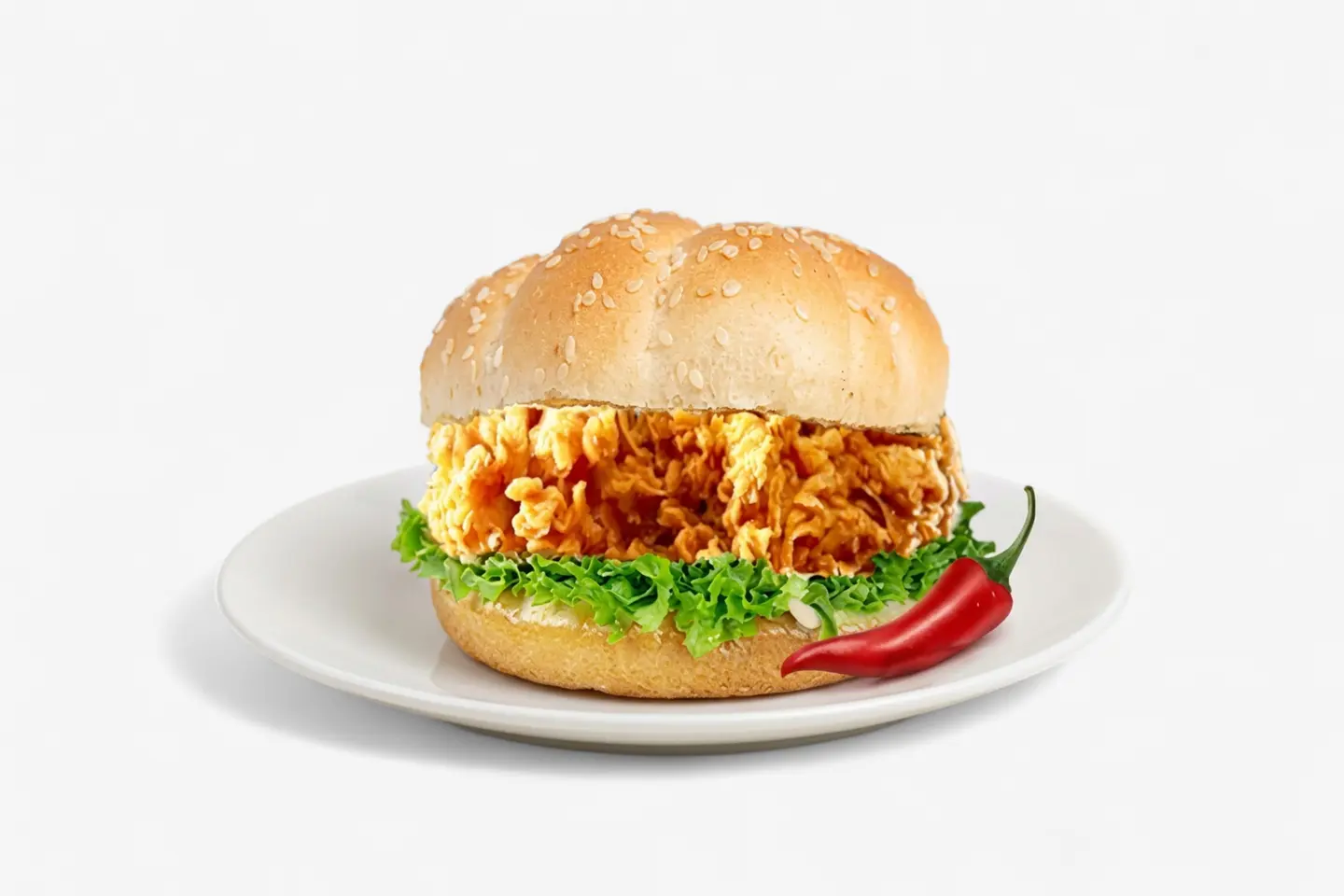 Smoked Chicken Burger Spicy  - Sandwich