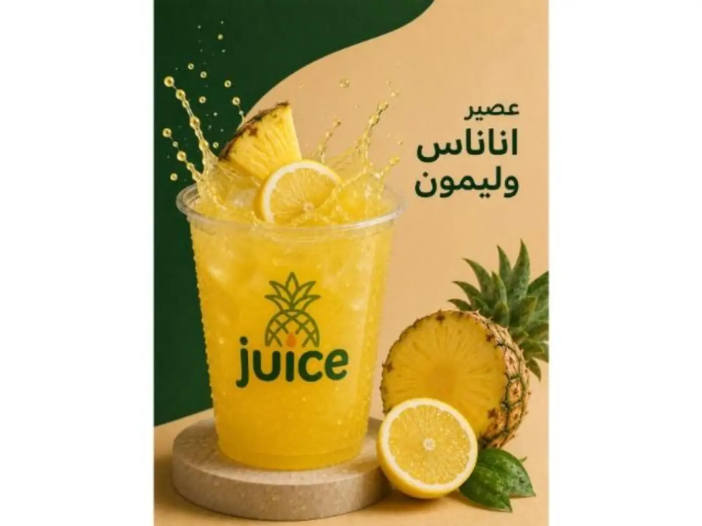 Pineapple Lemon - Medium Cup