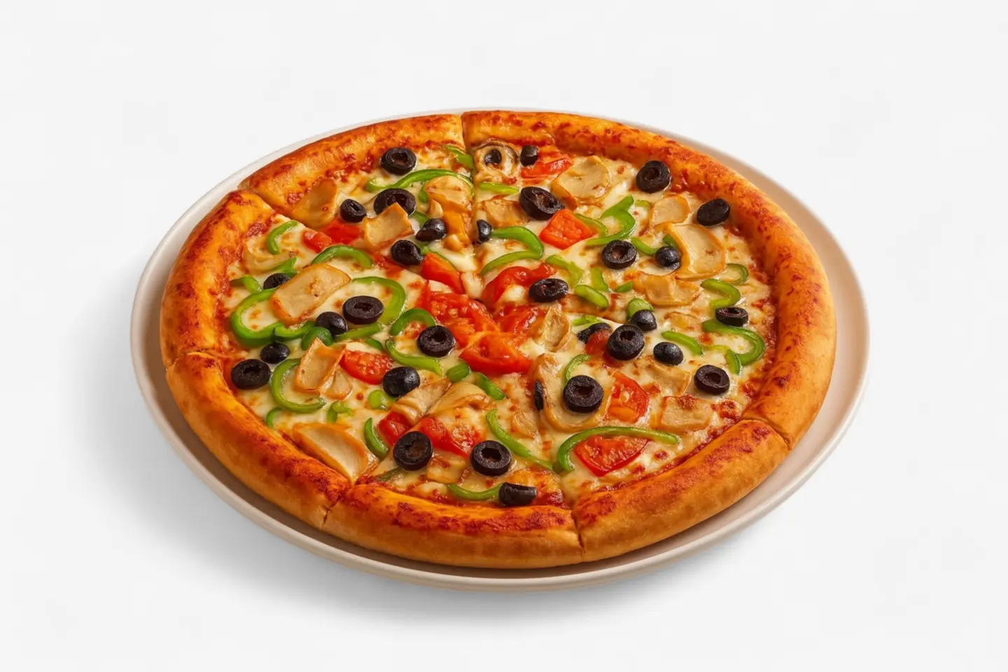 Vegetable Pizza - Large Size Large Size