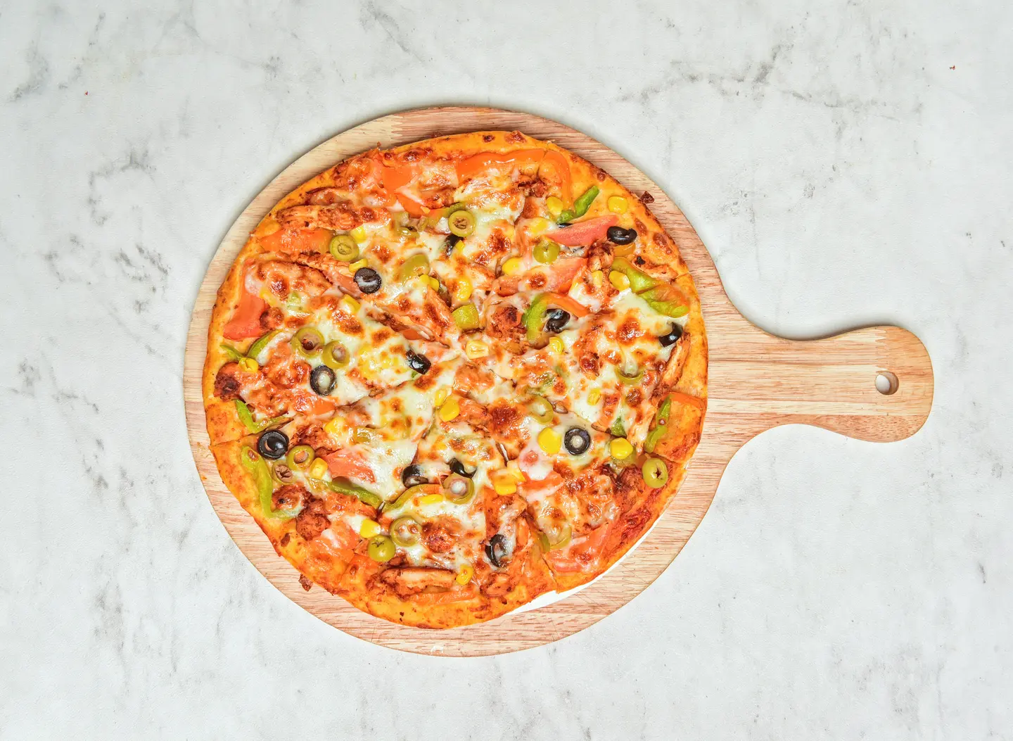 بيتزا - الدجاج