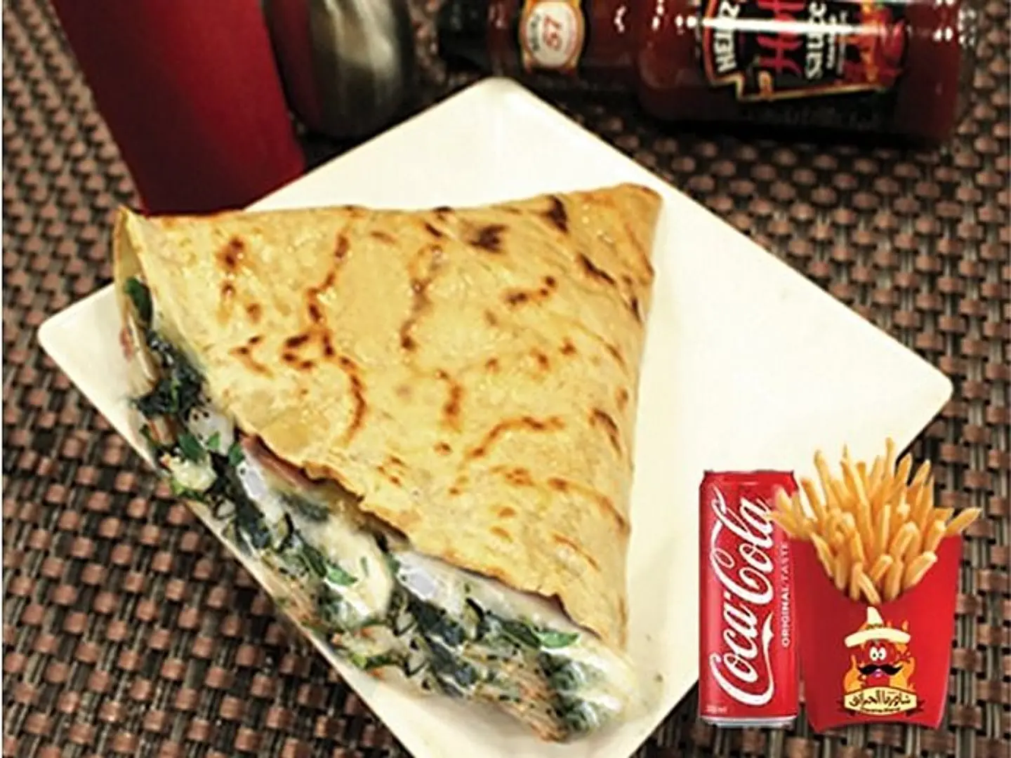 Mixed Cheese Crepe Meal - Without Meal